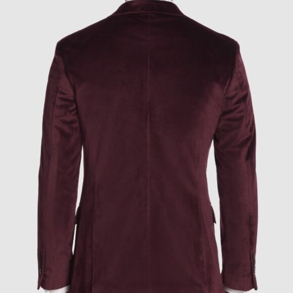 NEW  Egara Slim Fit Velvet Dinner Jacket - Picture 2 of 2